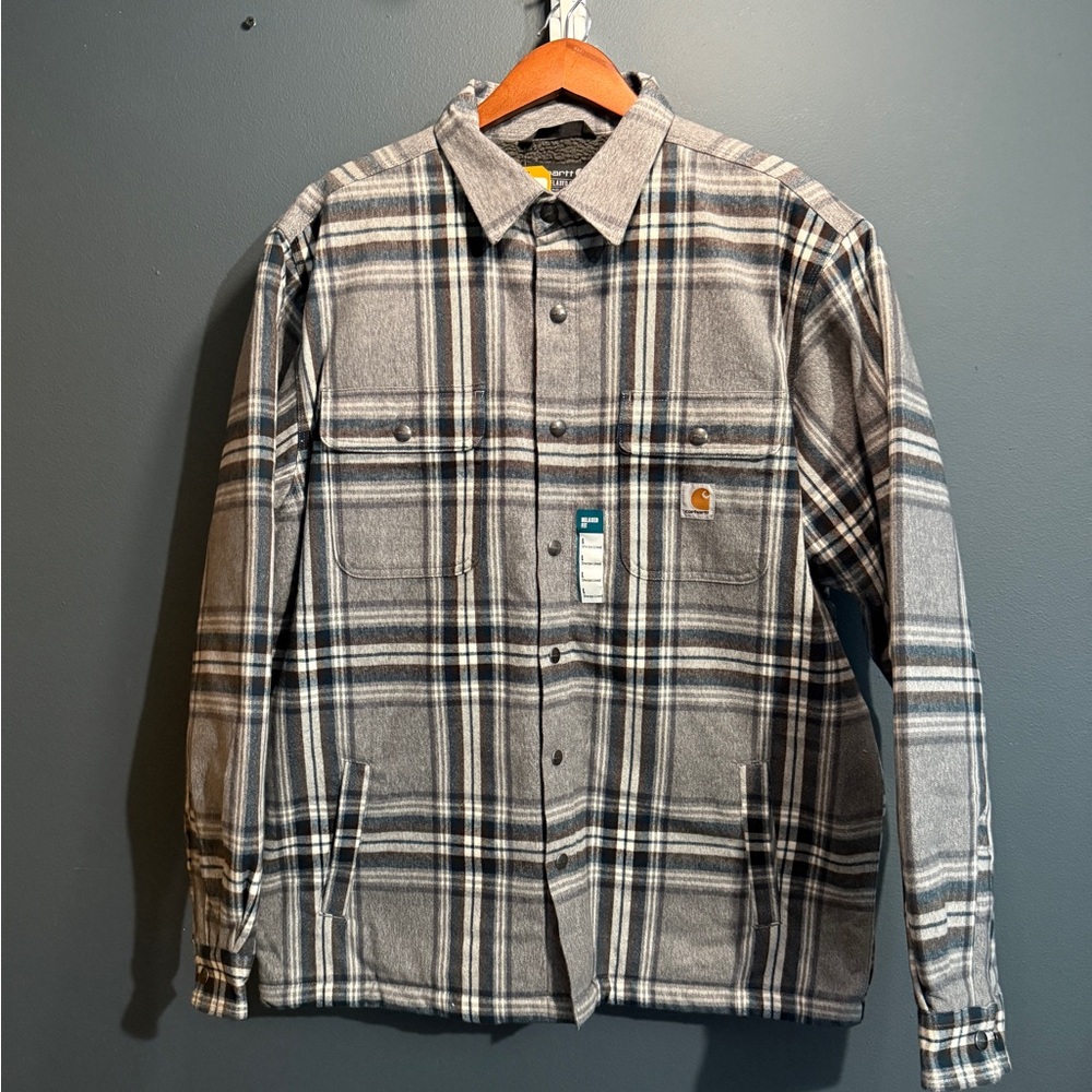 Carhartt Sherpa Lined Flannel Jacket